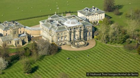 (Credit: National Trust Images/Arnhel de Serra) Kedleston Hall, Sutton House, British Manor, Uk Houses, Robert Adam, English Country Houses, Manor Homes, English Manor Houses, English Castles