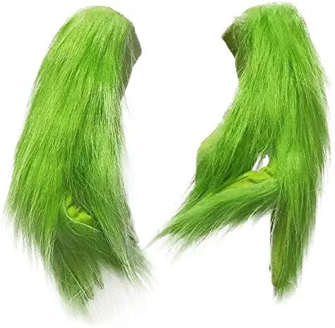 Amazon.com : grinch mask Monster Gloves, Grinch Mask, Full Head Mask, Grinch Costumes, The Mask Costume, Christmas Mask, Grinch Hands, Green Gloves, Christmas Cosplay