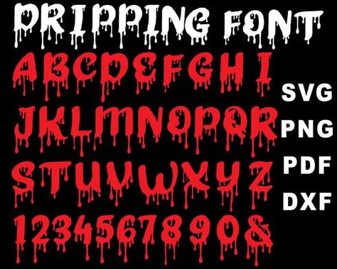 Dripping Font, Chocolate Dripping, Blood Font, Creepy Text, Fonts Cricut, Handwriting Logo, Halloween Writing, Horror Font, Free Handwriting