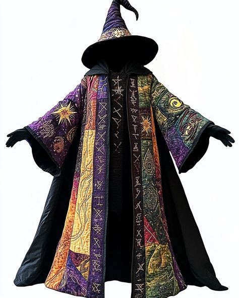 Wizard Clothing, Wizard Cape, Wizard Fashion, Shadow Wizard, Wizard Robes, Once Upon A Mattress, Wizard Costume, The Moon And The Stars, Winter Fabric