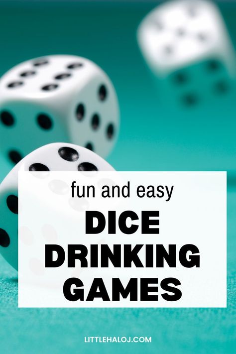 Drinking Game With Dice, Fun Dice Games For Adults, Dice Drinking Games For Adults, Drinking Games For 3 People, Small Group Drinking Games, Drinking Games With Dice, Drinking Games For 2 Friends, Easy Drinking Games For Adults, Adult Drinking Games Party