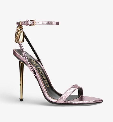 Aesthetic Seduction, Fatale Aesthetic, Tom Ford Sandals, Femme Fatale Aesthetic, Tom Ford Leather, Fancy Heels, Cute Shoes Heels, Metallic Heels, Fame Dr