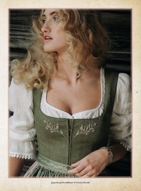 Ren Faire Outfits, Fair Outfit, Fair Outfits, Dirndl Blouse, Fest Outfits, Lena Hoschek, Ren Fair, Old Fashion Dresses, Cottagecore Fashion