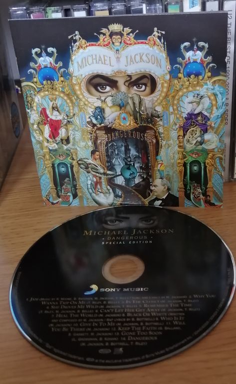 Michael Jackson - Dangerous - Special Edition - CD Cd Michael Jackson, Mj Dangerous, Michael Jackson Dangerous, Michael Jackson, Vision Board, Cd, Track, Audio, Vinyl