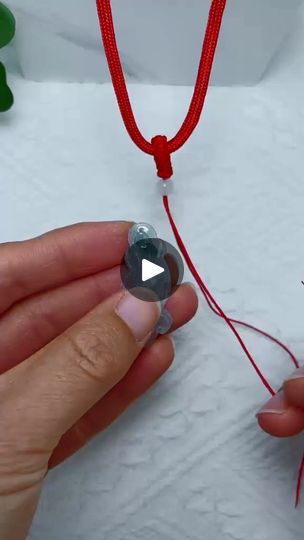 55K views · 850 reactions | Learn how to tie a beautiful jade pendant #diy #bracelet #necklace | Craft 1 Minute | Sugartapes · Morning Light (Instrumental) Lace Bracelet, Beaded Jewelry Designs, Necklace Craft, Pendant Diy, Diy Bracelet, Morning Light, Jade Pendant, Beaded Jewelry Diy, Bracelet Necklace