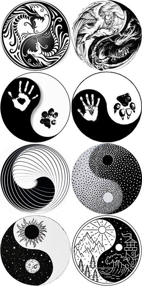 Lion Yin Yang, Ying Yang Illustration, Yin Yang Drawing, Yin And Yang Art, Abstract Yin Yang, Yin Yang Images, Natur Tattoo Arm, Jing Y Jang, Ying Yang Art