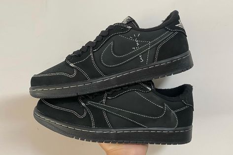 Travis Scott x Air Jordan 1 Low OG SP "Black Phantom" Lace Swap | HYPEBEAST Jordan Shoes Travis Scott, Travis Scott Air Jordan 1 Low Black Phantom, Black Travis Scott Shoes, Black Shoes Jordans, Nike Black Phantom, Black Phantom Travis Scott, Jordan 1 Low Phantom, Jordans Travis Scott, Travis Scott Phantom