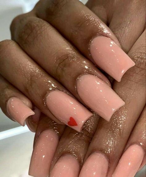 Heart Simple, Simple Acrylic, Drip Nails, Cute Acrylic Nail Designs, Simple Acrylic Nails, Short Square Acrylic Nails, Long Acrylic Nails Coffin, Acrylic Nails Coffin Pink, Bling Acrylic Nails