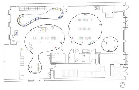 virginia-duran-blog-20-amazing-fashion ... Store Floor Plan, Retail Store Layout, Fashion Store Design, Store Plan, Store Architecture, Store Layout, Floor Plan Layout, Fashion Office, Famous Architects