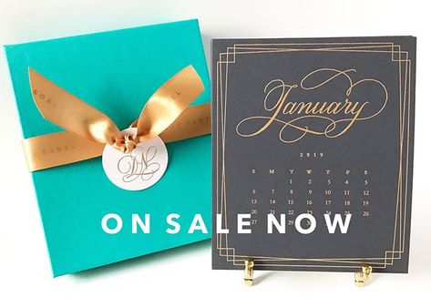 All calendars are now 20% off in my Etsy shop!  Go have a look—you deserve something fancy on your desk! Desk Calendars, Paper Goods, Hand Lettering, Etsy Gifts, Etsy Seller, Etsy Shop, Unique Items Products, 10 Things