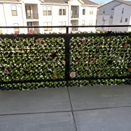 Amazon.com: Customer reviews: DearHouse 98.4x39.4in Artificial Ivy Privacy Fence Wall Screen, Artificial Hedges Fence and Faux Ivy Vine Leaf Decoration for Outdoor Garden Decor Ivy Privacy Fence, Wall Screen, Artificial Hedges, Fence Wall, Ivy Vine, Leaf Decoration, Vine Leaves, Outdoor Garden Decor, Privacy Fence