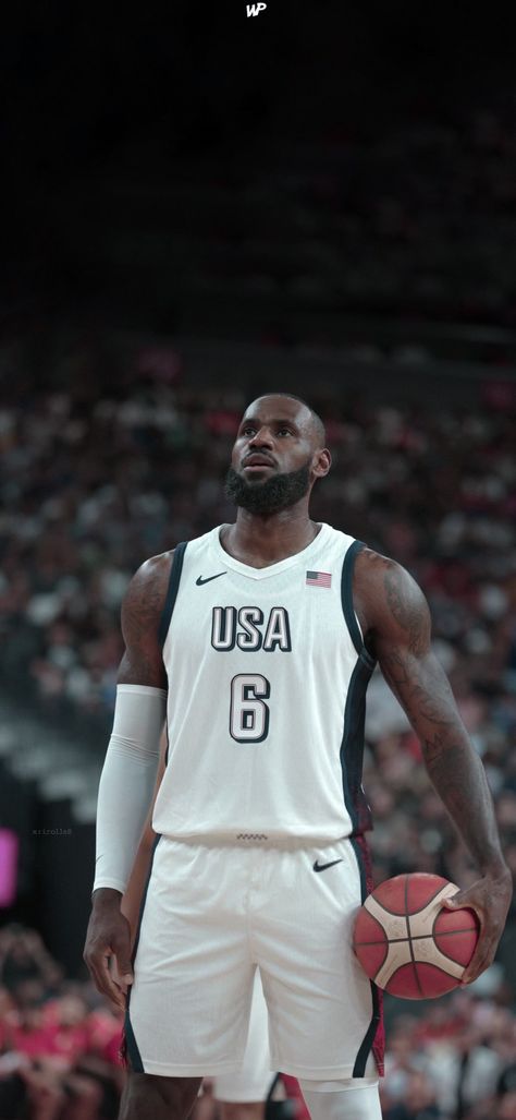 Usa Olympics Basketball 2024 Wallpaper, Lebron James Olympics 2024, Kd Wallpaper, Lebron James Wallpapers, Team Usa Basketball, Cool Nike Wallpapers, Basketball Photos, Kobe Bryant Wallpaper, Classy Outfits Men