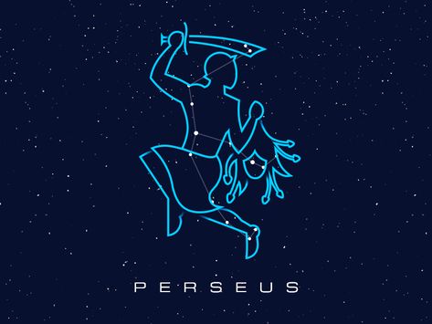 Constellations - Perseus by Csaba Gyulai Perseus Constellation, Astronomy Constellations, Constellation Art, Alphabet Code, Astrology Pisces, Constellation Tattoo, Ministry Of Magic, Roman Gods, Constellation Tattoos