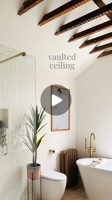 Vaulted Ceiling Bathroom, Flat Ceiling, Ceiling Bathroom, Freezing Cold, Bathroom Ceiling, Bathroom Reno, Most Popular Videos, Bathroom Renos, So Many People