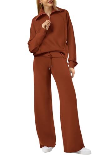 Lounge Sets For Women, Sweatsuit Set, Outfit Invierno, Coffee Color, Half Zip Sweatshirt, Workout Running, Athleisure Wear, Sports Wear, Long Jumpsuits