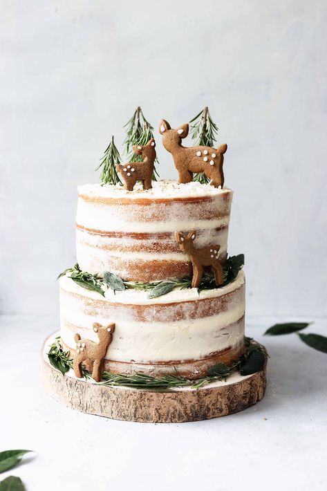 Lemon & Elderflower Cake with Chai Spice Biscuits - Cupful of Kale