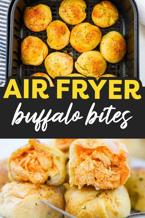 Buffalo Chicken Stuffed Biscuits, Buffalo Chicken Bombers, Buffalo Chicken Biscuits, Buffalo Chicken Bombers Recipes, Buffalo Chicken Air Fryer Recipes, Buffalo Chicken Bombshell, Air Fryer Buffalo Chicken Bites, Buffalo Chicken Bites Air Fryer, Buffalo Chicken Air Fryer