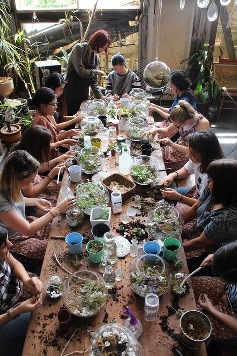 Plant Swap, Terraria Party, Plant Workshop, Terrarium Workshop, Tattoo Plant, Plant Party, Garden Workshops, Plant Shop, Flower Bar