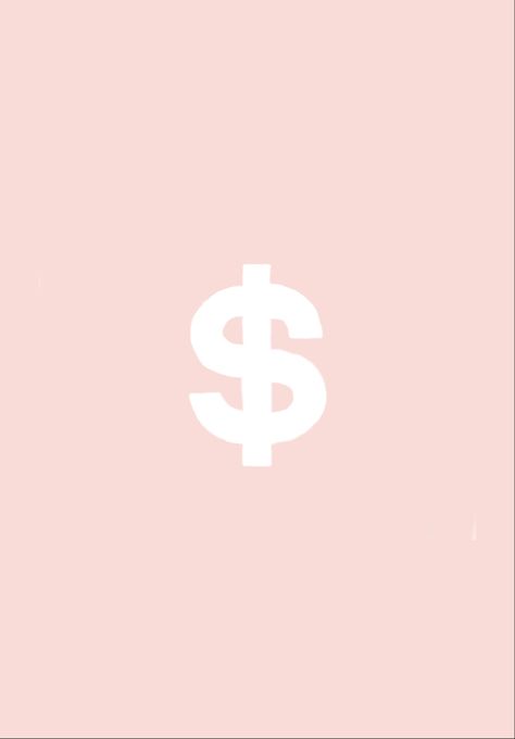 Pink Dollar Sign Icon, Money Icon Pink, Pink Money App Icon, App Covers Pink, Money App Icon, Dollars Money Wallpaper, Pink Screen, Pastel Pink Icons:), Paper App