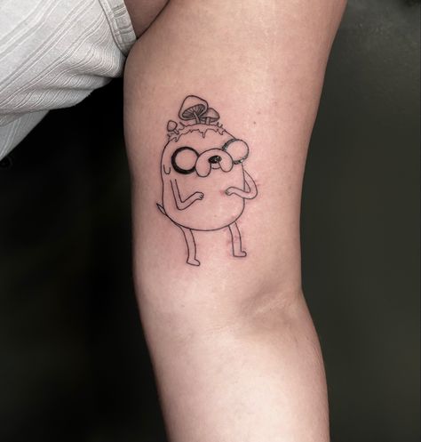 Jake Adventure Time Tattoo, Jake The Dog Tattoo, Jake Tattoo, Tattoos Outline, Adventure Time Tattoo, Character Tattoos, Beetle Tattoo, Jake The Dog, Cute Tats