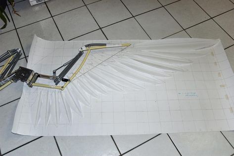 WIP articulated wings by Mashayahana on DeviantArt Articulated Wings, Wings Inspiration, Elf Kostüm, Ali D'angelo, Types Of Feathers, Cosplay Wings, Small Wing, Diy Wings, Wing Design