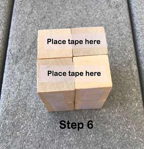 Endless Cube Diy, Infinity Cube Diy Wood, Infinity Cube Diy Paper, Wooden Block Crafts Diy, Wood Craft Cubes Ideas, Photo Cubes Diy Wooden Blocks, Fidget Cube Diy, Diy Infinity Cube, Wood Cube Crafts