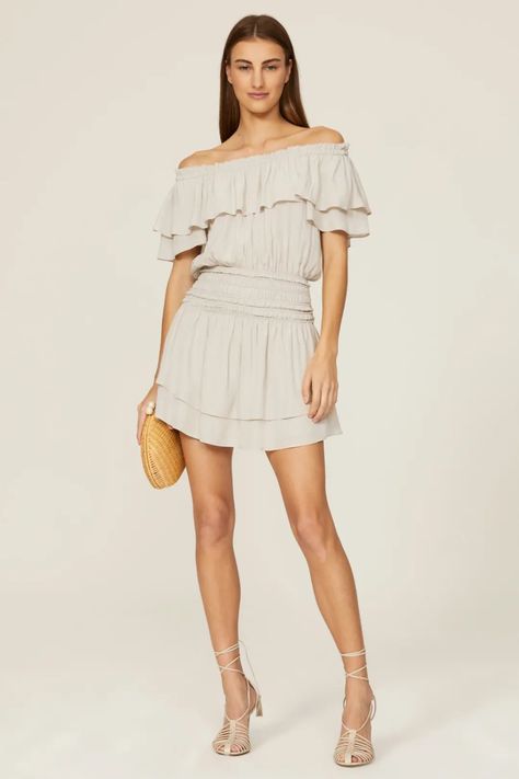 Orly Dress by Ramy Brook for $70 | Rent the Runway Beach Cocktails, Outfits And Accessories, Dresses Trendy, Ramy Brook, Rent The Runway, Fashion Styles, Weekend Getaways, Dress First, Off Shoulder Dress