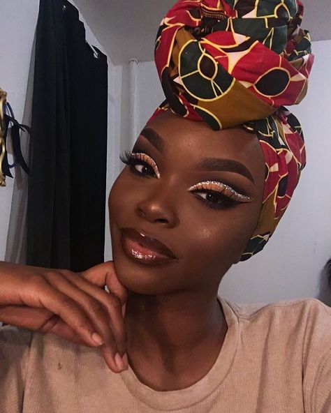 Make Up Videos, Black Women Makeup, Dark Skin Makeup, Make Up Looks, Makeup For Black Women, Makeup Goals, Flawless Makeup, Prom Makeup, Gorgeous Makeup