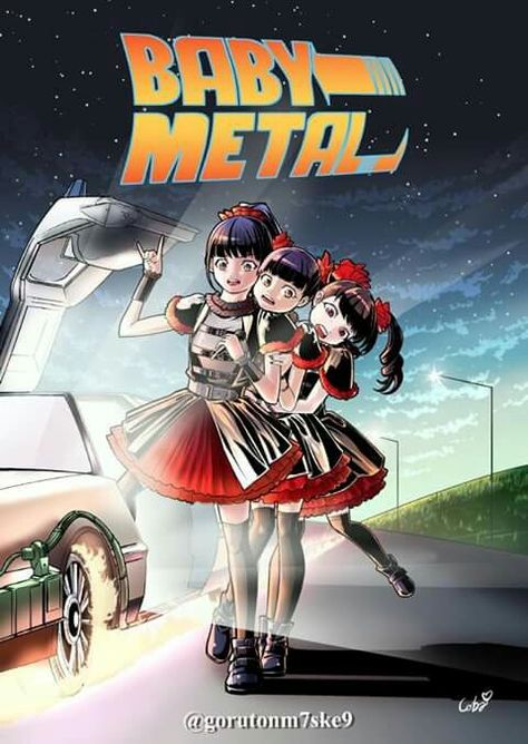 This is great. Fox God, Kawaii Metal, Super Cool Stuff, Baby Metal, Animated Drawings, Time Machine, Best Friend Pictures, Back To The Future, Best Artist