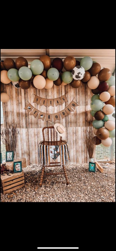 Cowboy First Birthday, Cowboy Themed Birthday Party, Wild West Birthday, Rodeo Birthday Parties, Cow Birthday Parties, Western Birthday Party, Rodeo Party, Farm Themed Birthday Party, Boys 1st Birthday Party Ideas