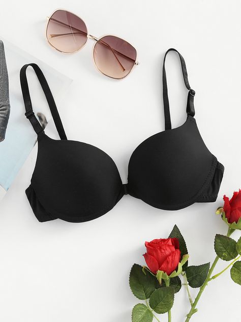 Shop Adjustable Strap Full Coverage Bra online. SheIn offers Adjustable Strap Full Coverage Bra & more to fit your fashionable needs. Bra Flatlay, Fly Bra, Pool Dress, Latest Bra, Victoria Secret Outfits, Full Coverage Bra, Couples Poses For Pictures, Outfit Combinations, Bra And Panty Sets