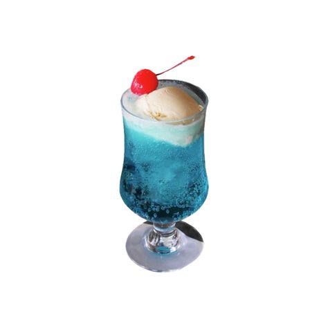 Blue Soda Aesthetic, Drink Png Aesthetic, Cream Soda Aesthetic, Soda Aesthetics, Blue Icon Png, Soda Aesthetic, Soda Sticker, Food Icon Png, Tags Png