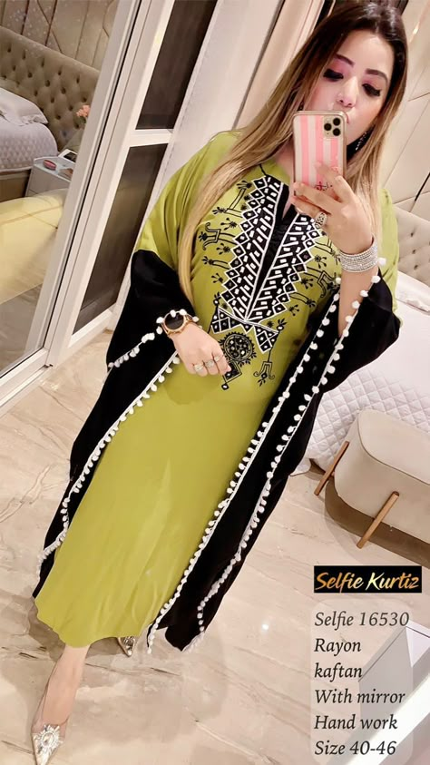 Kaptan Dress Design, Pakistani Kaftan Designs, Party Wear Kaftan Dress, New Kaftan Designs, Designer Kaftan Dresses, Kaftan Style Kurti, Cigratte Pants, Stylish Kurtis Design, Kaftan Designs