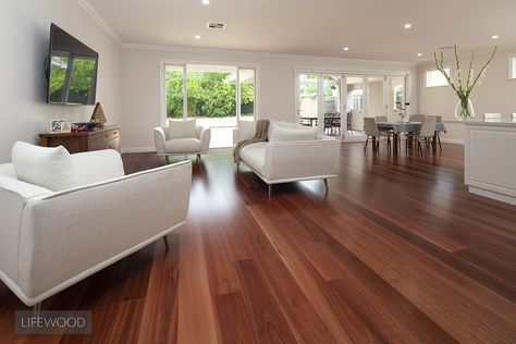 Jarrah Floors Interior, Modern Traditional Homes, Navy Living Rooms, House Styling, Flooring Projects, Air Bnb, Timber Flooring, Modern Coastal, Flooring Options