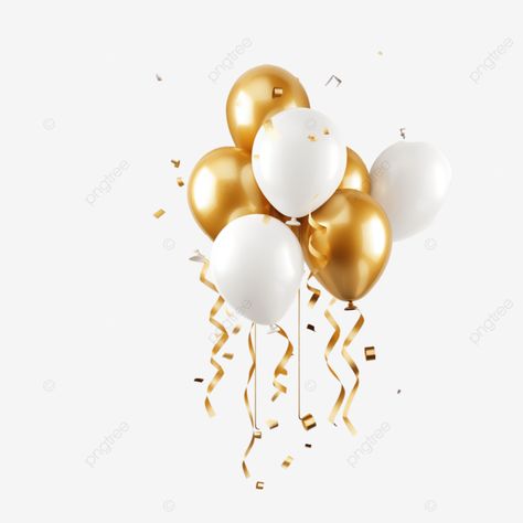 festive golden balloons with streamer and confetti layout for birthday christmas anniversary png Golden Balloons Png, Sri Ram Photos, Anniversary Png, Golden Balloons, Sri Ram, Ram Photos, Transparent Image, Lens Flare, Photoshop Tutorial