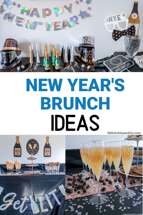 How to Host a New Years Brunch, New Years Brunch, New Years Brunch Ideas, New Years Brunch Food, New Years Party Ideas,   #AD #OTCCheerSquad #OTCChristmas #NewYearsEve New Years Eve Brunch Ideas Parties Food, New Year Brunch Party, New Years Brunch Party, Nye Brunch Ideas, New Year’s Eve Brunch Ideas, New Year Brunch Ideas, New Year’s Eve Brunch, New Years Brunch Decorations, Midnight Brunch Party