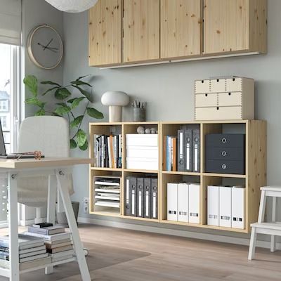 Storage Solution Systems - IKEA Ikea Ivar Shelves, Ivar Regal, Wood Shelving Units, Pine Cabinets, Ikea Ivar, Ikea Besta, Shelving Systems, Shelf Unit, Living Room Tv