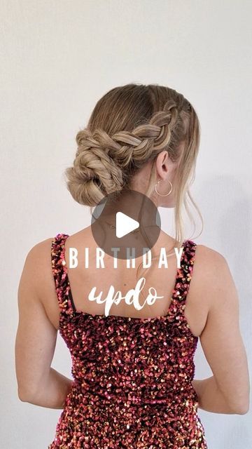 Kids Wedding Hair Updos, Birthday Updo Hairstyles, Birthday Party Hairstyles For Long Hair, Hair Styles For Birthday Party, Hairstyle For Birthday Party, Hairstyles For Birthday Party, Birthday Party Hairstyles, Hairstyles For Wedding Guest, Instagram Birthday Party