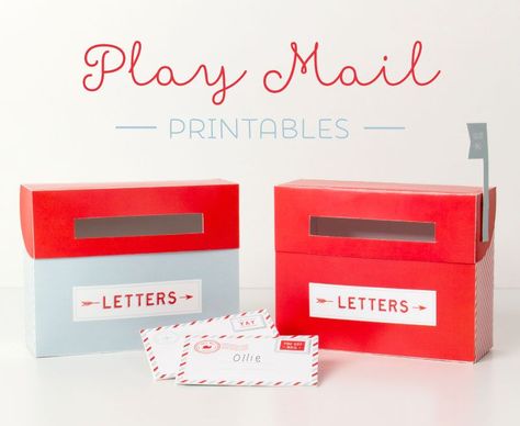 Snail mail has never looked so sweet with these gorgeous Mail Box Printables! ~ Tinyme Blog Free Mail, Dramatic Play Printables, Diy Mail, Diy Mailbox, Gratis Printables, Mail Boxes, Decor 2023, Navidad Ideas, Free Stuff By Mail