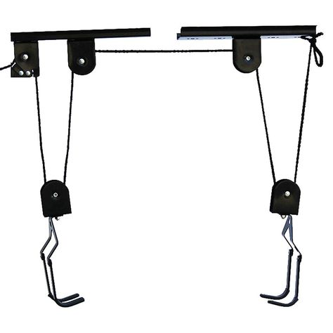 PRICES MAY VARY. HIGH QUALITY MATERIAL - This ceiling bike hoist is made of strong steel and premium nylon ropes, which is extremely durability and toughness. Besides, hooks are designed with a plastic coating to protect your bicycle from scratches. VARIOUS FUNCTIONS - The heavy-duty lift is designed to ceiling mounted for bike storage in garage save space.It can also can hang kayak, canoe, and ladder to the ceiling. SIZE & CAPACITY - The garage bike ceiling hoist could lift up to 10ft high. The Kayak Hanger, Kayak Hoist, Rack Velo, Soccer Clothing, Bicycle Hanger, Indoor Bike Storage, Ceiling Hangers, Bike Rack Wall, Bike Storage Garage