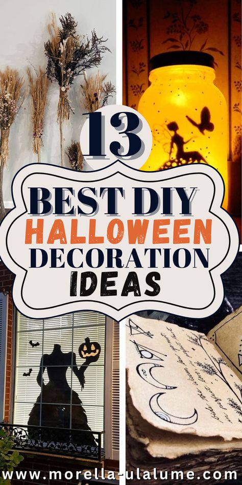 we are sharing the best 18 DIY Halloween and Samhain Decor Ideas! For inside and outside, traditional and with natural materials. These witchy decoration ideas can be easy done by one self. Not only are these diy projects handmade, they are also chic and elevated to provide an unforgettable Halloween party or Samhain night for any wicca witch, pagan or halloween lover. October Bedroom, Witchy Home Aesthetic, Samhain Decorations, Samhain Traditions, Smelling Good, Pagan Crafts, Halloween Props Diy, Halloween Decor Ideas, Pretty Halloween Costumes