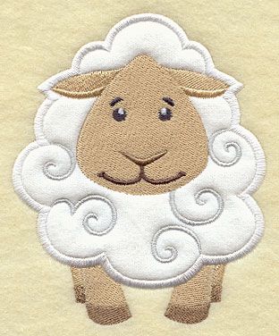 Sheep Applique, Library Embroidery, Easter Lamb, Waffle Weave Towels, Sheep And Lamb, Towels Kids, Embroidered Towels, Free Machine Embroidery Designs, Embroidery Library