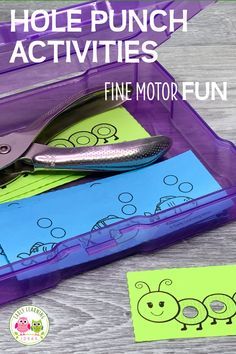 Hole Punch Activities, Crafts For Kids At Home, Beautiful Alphabet, Preschool Fine Motor Skills, Preschool Fine Motor Activities, Hand Strengthening, Fine Motor Activities For Kids, Occupational Therapy Activities, Preschool Fine Motor