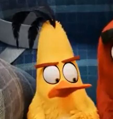 Chuck from Angry Birds Movie Deleted Scene Chuck From Angry Birds, Chuck Angry Birds Icon, Angry Birds Chuck, Angry Birds Yellow Bird, Chuck Angry Birds, Bird Meme, Comebacks Memes, Josh Gad, Birds Movie