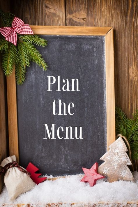 Plan the Christmas Menu Christmas Dinner For A Crowd, Host Christmas Dinner, Dinner For A Crowd, Host Christmas, Hosting Christmas Dinner, Favorite Pasta Recipes, Hosting Christmas, Hosting Thanksgiving, Christmas Menu