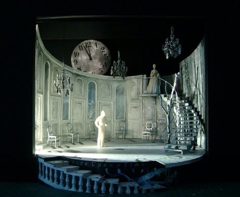 Cinderella. Citizens Theatre Glasgow. Designed by Jason Southgate. Unique Set Design Theatre, Puppet Stage Design, Scene Design Theater, Set Designs Ideas, Cyclorama Theatre, Abstract Set Design, Cinderella Theatre, Stage Set Design Theatre, Cinderella Set Design