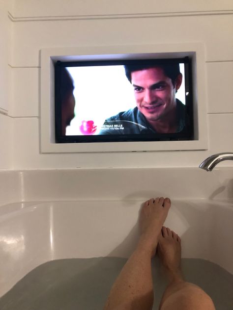 Tv In The Bathroom, Tv Over Bathtub, Bath With Tv, Bathtub Tv, Bathroom With Tv, Bathtub With Tv, Bathroom Tv, Tv In Bathroom, Tv Covers