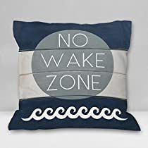 Check this out! Surf Shack Bedroom, Lake Quote, No Wake Zone, Lake Quotes, Lake Theme, Bedroom Couch, Soft Throw Pillows, Decorations For Home, Nautical Nursery