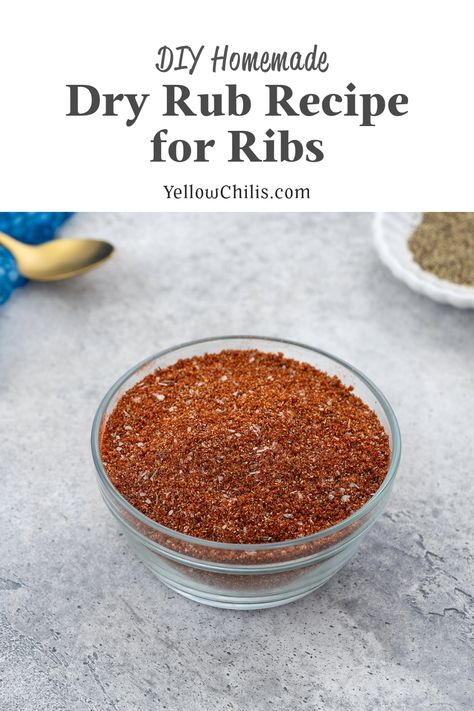 Make sweet, savory, and juicy ribs using our homemade dry rub, made with fresh pantry spices in just the right ratio. This rub adds amazing flavor to pork ribs, prime ribs, or even your favorite chicken cuts for the perfect grilling or baking experience. Rib Rub Recipe Dry, Dry Rub For Pork Ribs, Rub For Pork Ribs, Bbq Rib Rub, Rub For Ribs, Pork Dry Rubs, Rib Rub Recipe, Prime Ribs, Dry Rub For Ribs