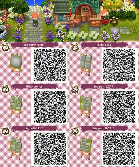 Acnl Paths, Animal Crossing Qr Codes, Acnl Qr Codes, Motif Acnl, Animal Crossing 3ds, Ac New Leaf, Animal Crossing Funny, Leaf Animals, Animal Crossing New Leaf